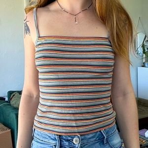 brandy melville striped tank